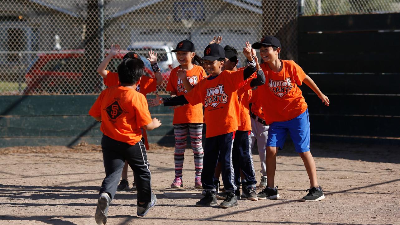 Home run Celebration Junior Giants