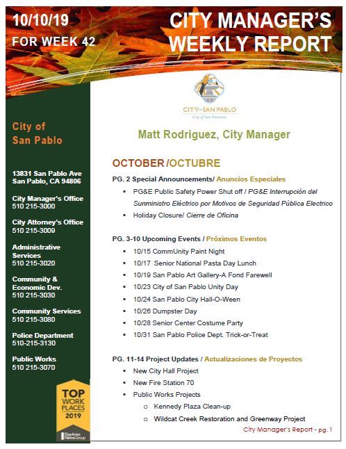 WEEK 42 - October 10, 2019