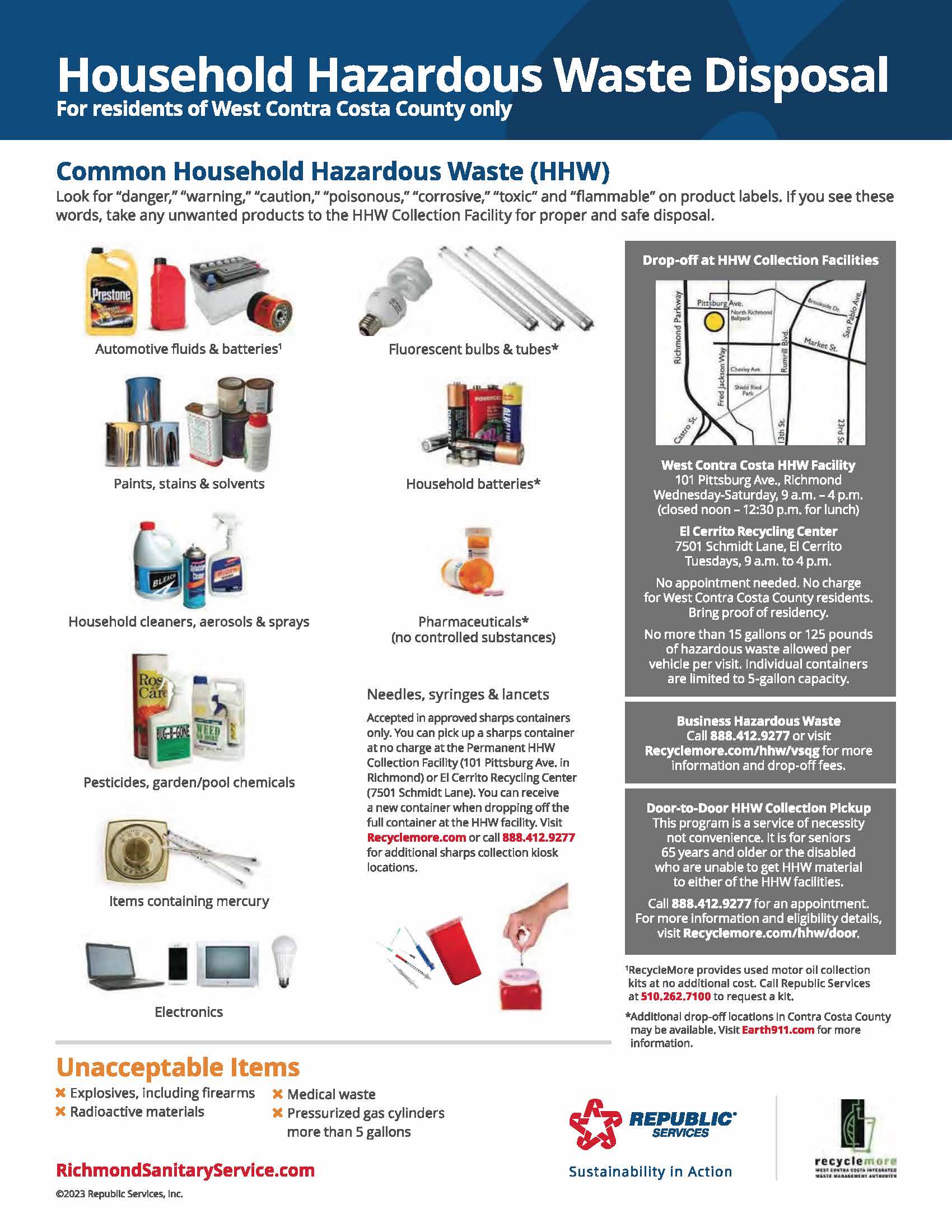 HHW Disposal Flyer-English