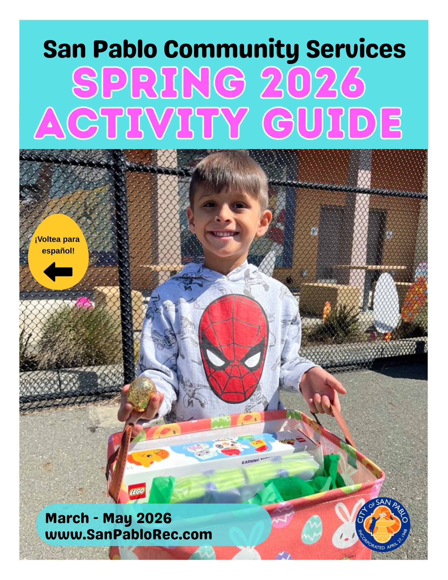 2026 English Spring Activity Guide Cover